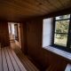 Finska sauna s pogledom na dvorski perivoj
